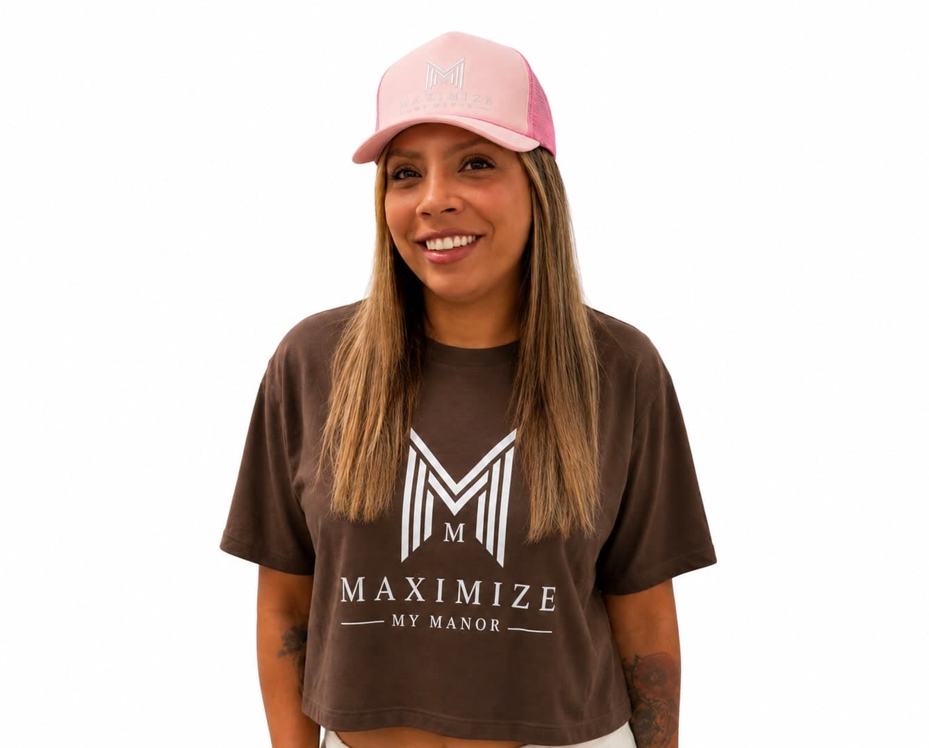 Maximize My Manor Signature Pink Trucker Hat