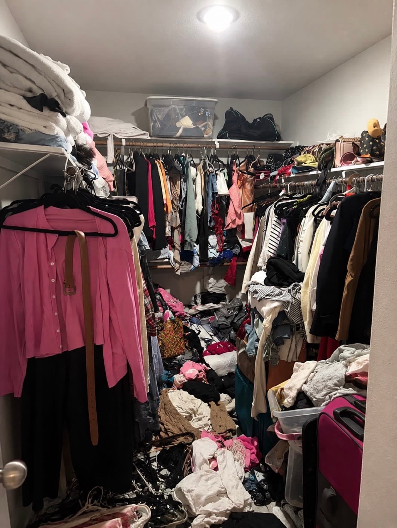 Hers Closet Tranformation — before